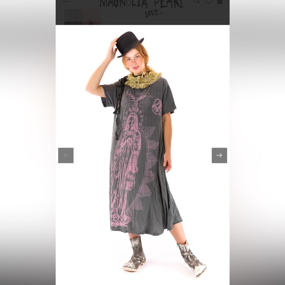 Magnolia Pearl Our Lady of Prosperity Tee Dress NWT